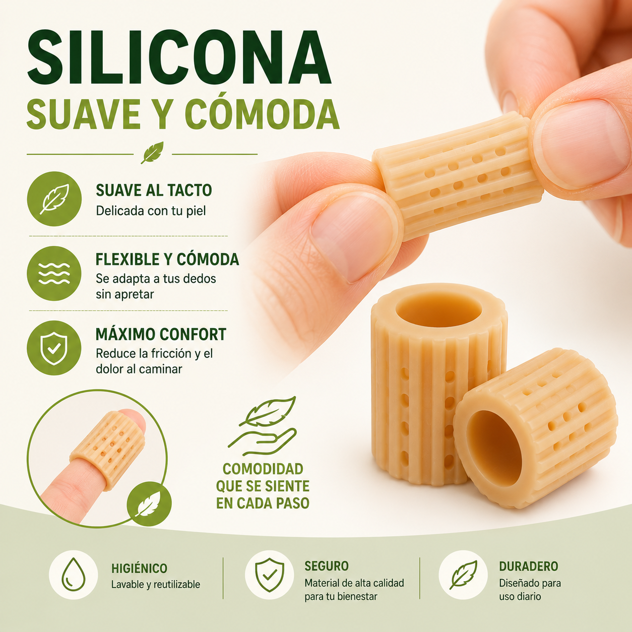 Toeflex | Protectores de Silicona para Dedos